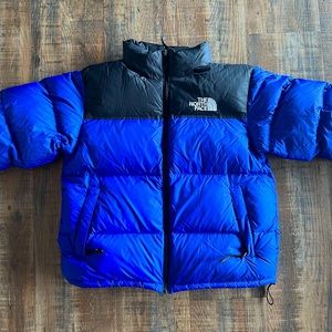 BLUE THE NORTH FACE 700 PUFFER SIZE L